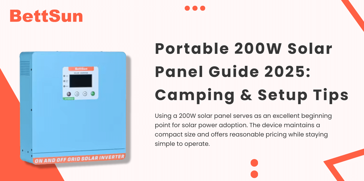 Painel solar de 200W